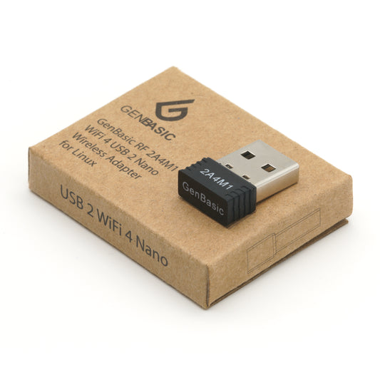 GenBasic WiFi 4 USB Nano Wireless Network Dongle Adapter for Linux