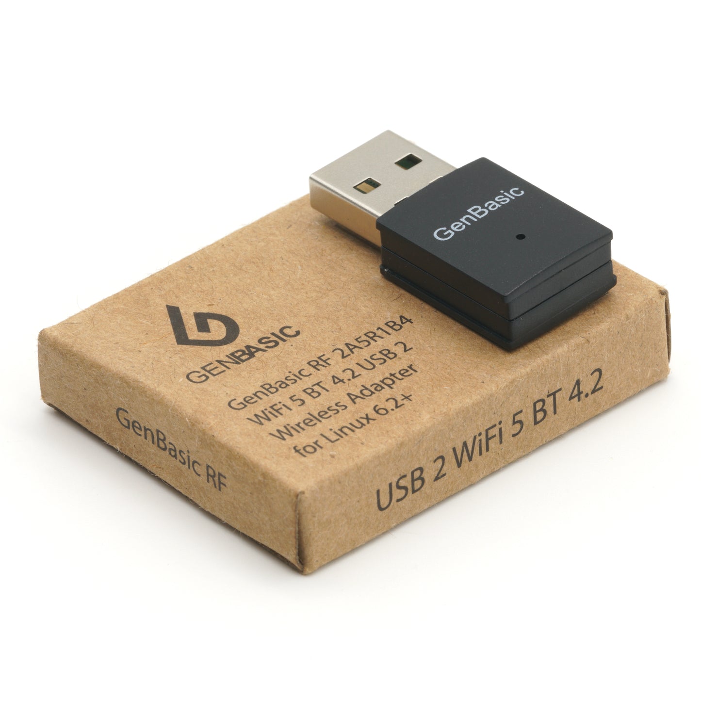 GenBasic WiFi 5 BT 4 USB Mini Wireless Network Dongle Adapter for Linux 6.2+