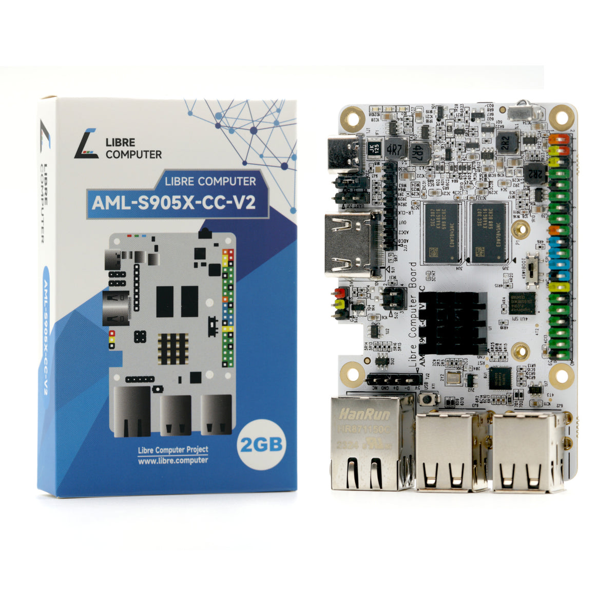 Libre Computer Sweet Potato AML-S905X-CC-V2 Single Board Computer – LoveRPi