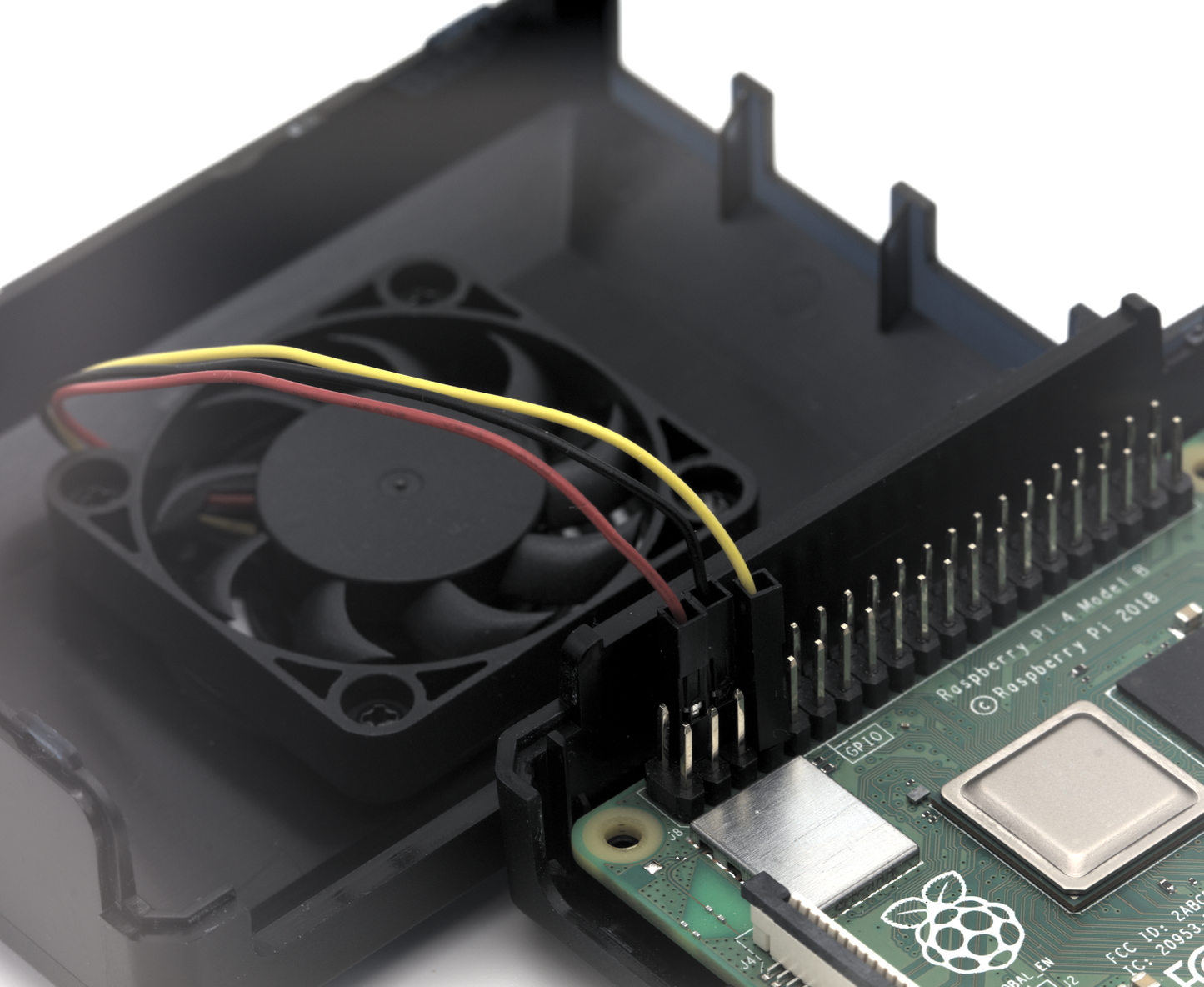 LoveRPi Active Cooling Media Center PC Case for Raspberry Pi 4