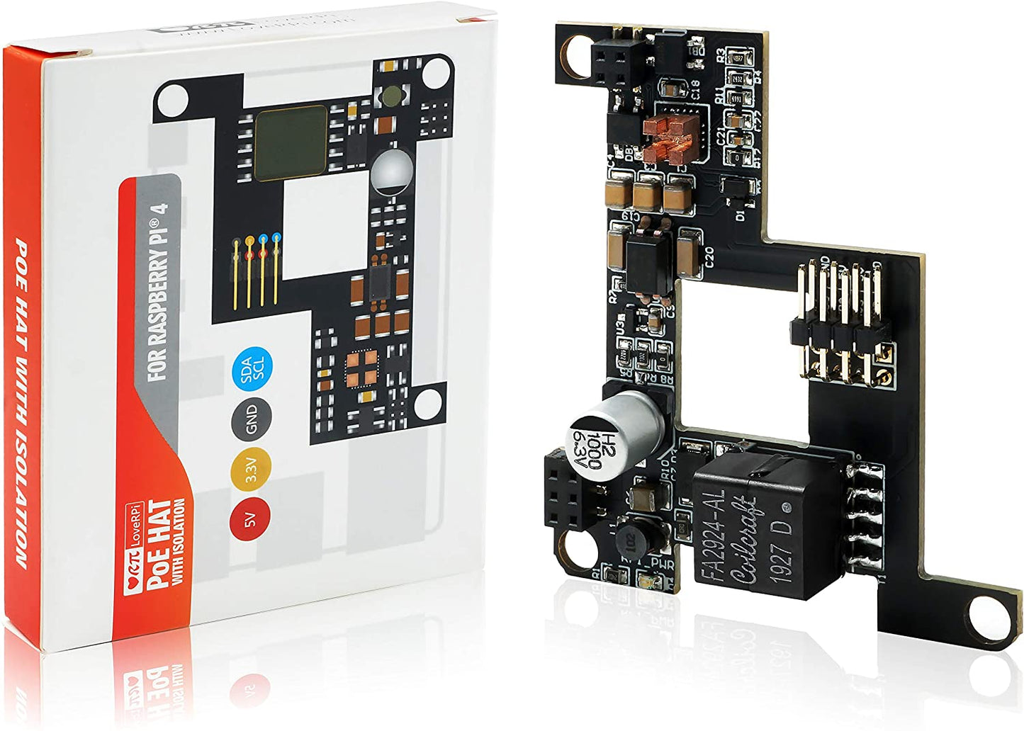 LoveRPi PoE HAT for Raspberry Pi 4